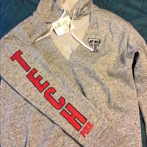 Texas Tech Pink Hoodie NWT